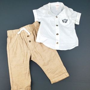 NWT Cat & Jack Baby 2 pc Pant Set